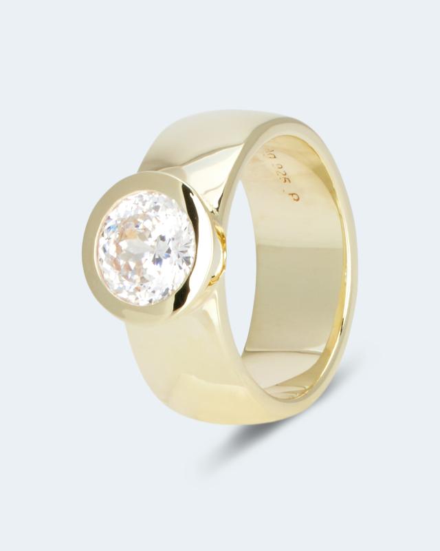 Ring mit Zirkonia