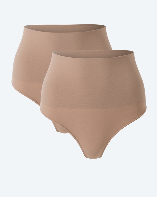 String mit Doppel-Shape-Bund, 2tlg.