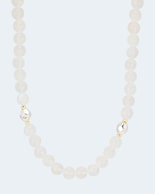 Produktabbildung für Collier aus Rainbow Mondstein & Hämatit