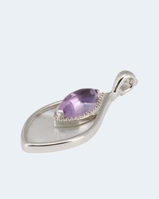 Clipanhänger mit Amethyst