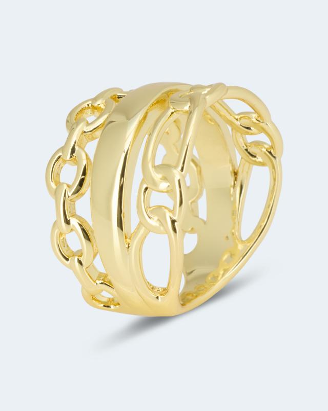 Ring im Kettendesign