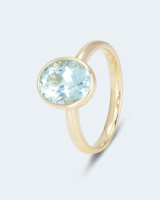 Ring mit Santa Maria Aquamarin