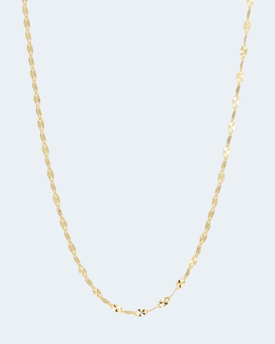 Produktabbildung für Plättchenkette in Gold 585