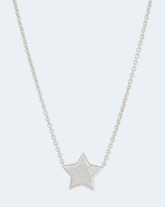 Produktabbildung für Collier mit Zirkonia-Stern