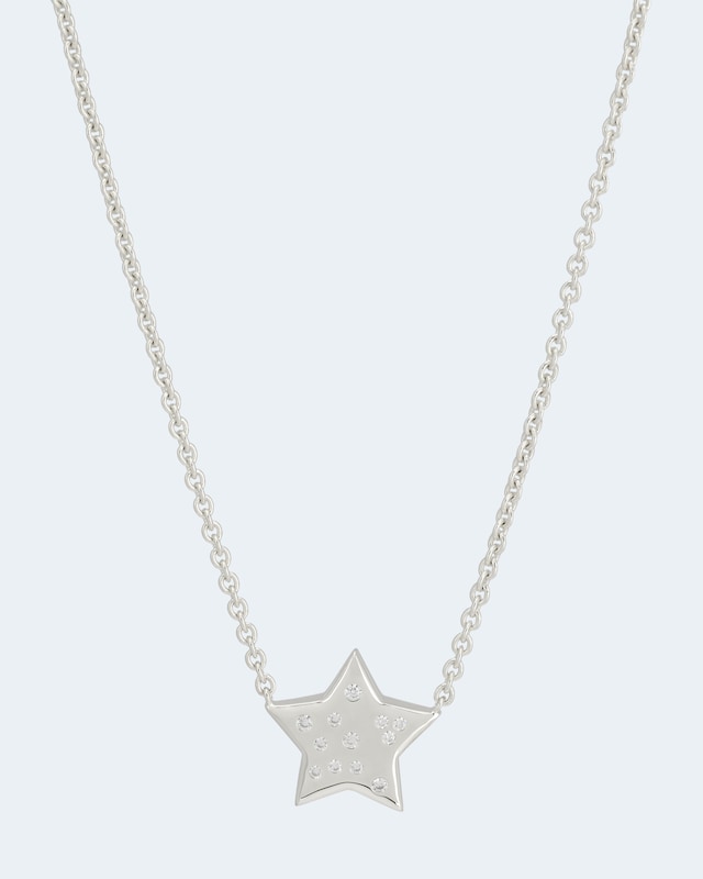 Collier mit Zirkonia-Stern