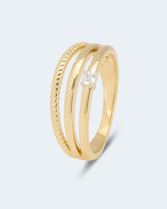 Brillantring 0,05 ct