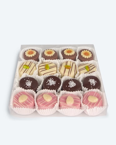 Produktabbildung für Petits Fours, 16 Stück, 500 g