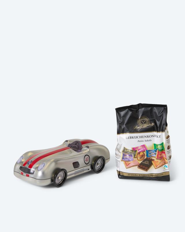 Geschenkdose Rennwagen, 235 g