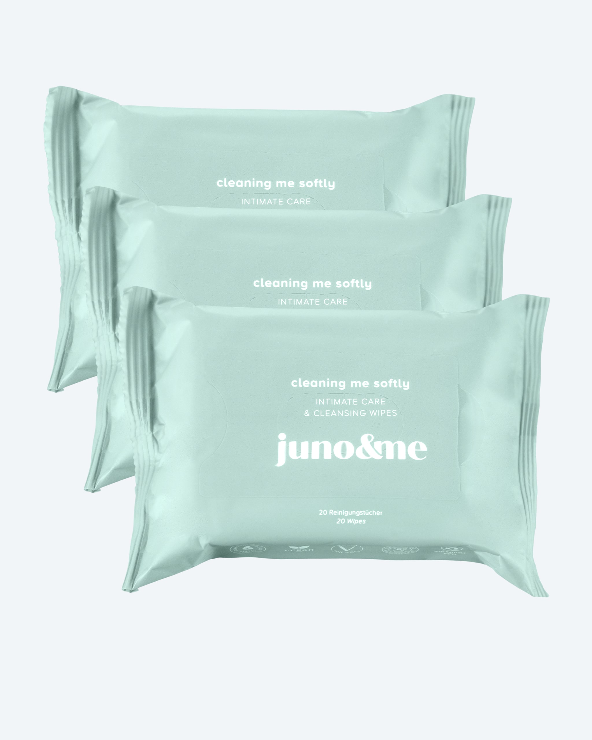 Produktabbildung für Intimate Care and Cleansing Wipes, Trio