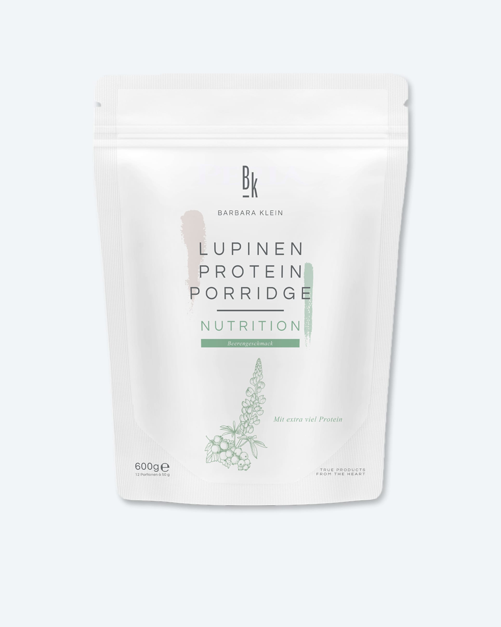 Produktabbildung für Lupinen Protein Porridge Beere, 600 g