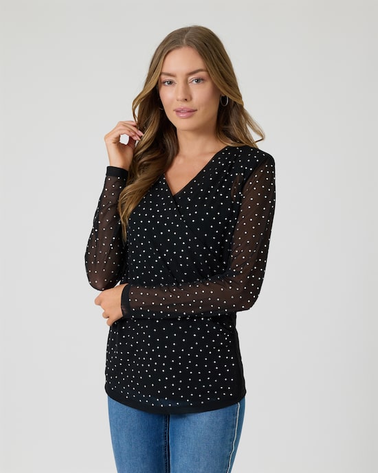 Produktabbildung für BR Shirt mit Strass und Top