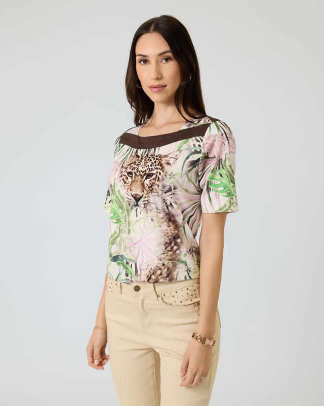 Shirt mit Tiger-Print