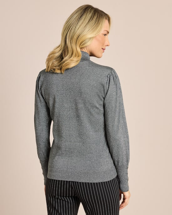 Produktabbildung für Pullover mit Glanzgarn