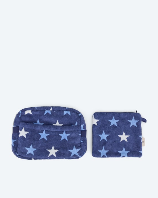 Produktabbildung für Mega Flausch Kosmetiktasche "Star", 2 Stück