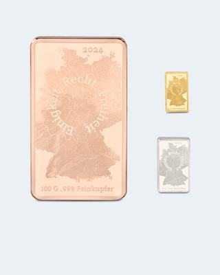 Produktabbildung 3 für Jubiläumskollektion dt. Bodenschätze, 3tlg.