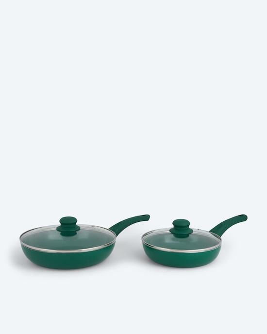 Produktabbildung für Pfanne + Glasdeckel, 2tlg.