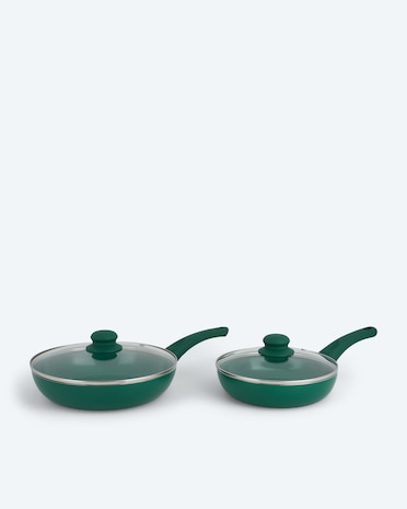 Produktabbildung für Pfanne + Glasdeckel, 2tlg.