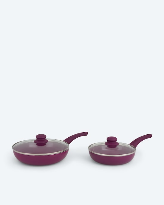 Produktabbildung für Pfanne + Glasdeckel, 2tlg.
