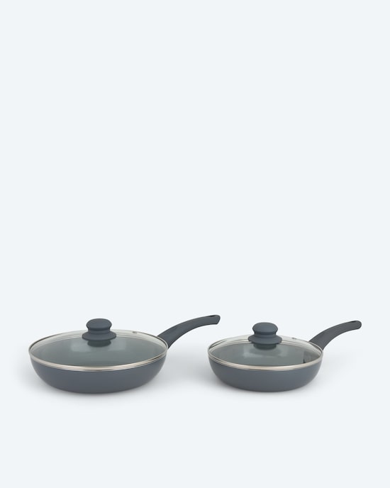 Produktabbildung für Pfanne + Glasdeckel, 2tlg.