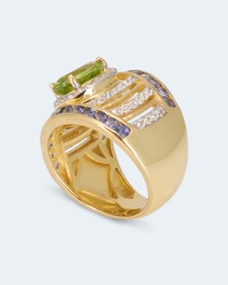 Ring mit Peridot