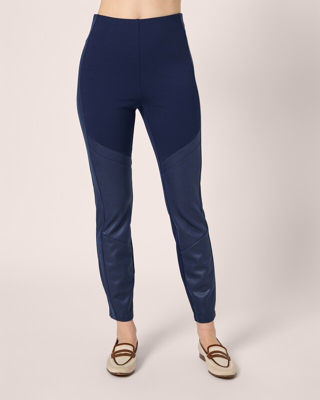 Schlupfhose aus Velourslederimitat