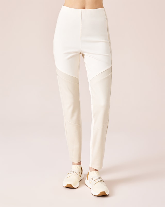 Schlupfhose aus Velourslederimitat