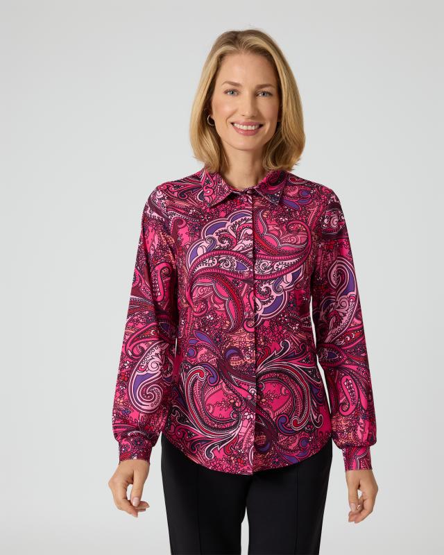 Blusenshirt mit Paisley-Druck