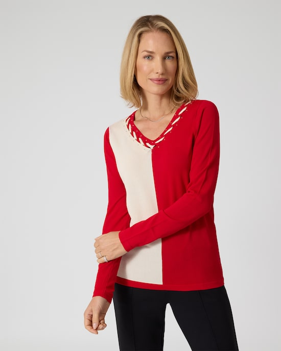Produktabbildung für Pullover mit Steinchen