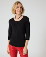 Produktabbildung für Basic-Shirt mit 3/4-Arm