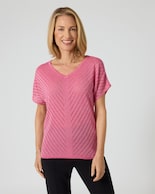 Produktabbildung für Pullover mit Fledermausärmeln