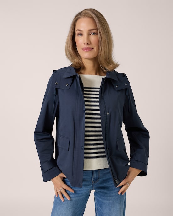 Produktabbildung für Jacke mit abnehmbarer Kapuze