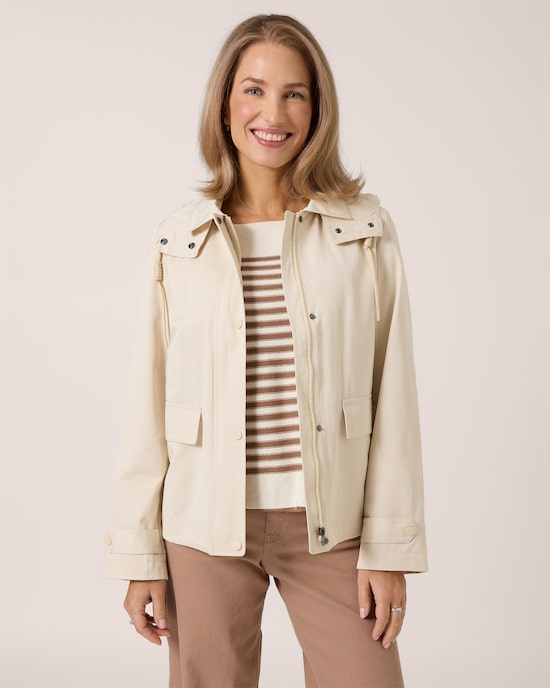 Produktabbildung für Jacke mit abnehmbarer Kapuze
