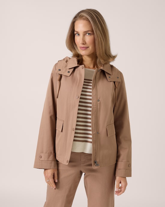 Produktabbildung für Jacke mit abnehmbarer Kapuze