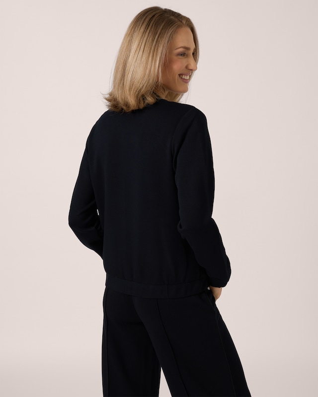 Soft Sweat Jacke mit Druckknöpfen
