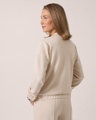 Produktabbildung 9 für Soft Sweat Jacke mit Druckknöpfen