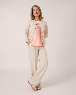 Produktabbildung 7 für Soft Sweat Jacke mit Druckknöpfen
