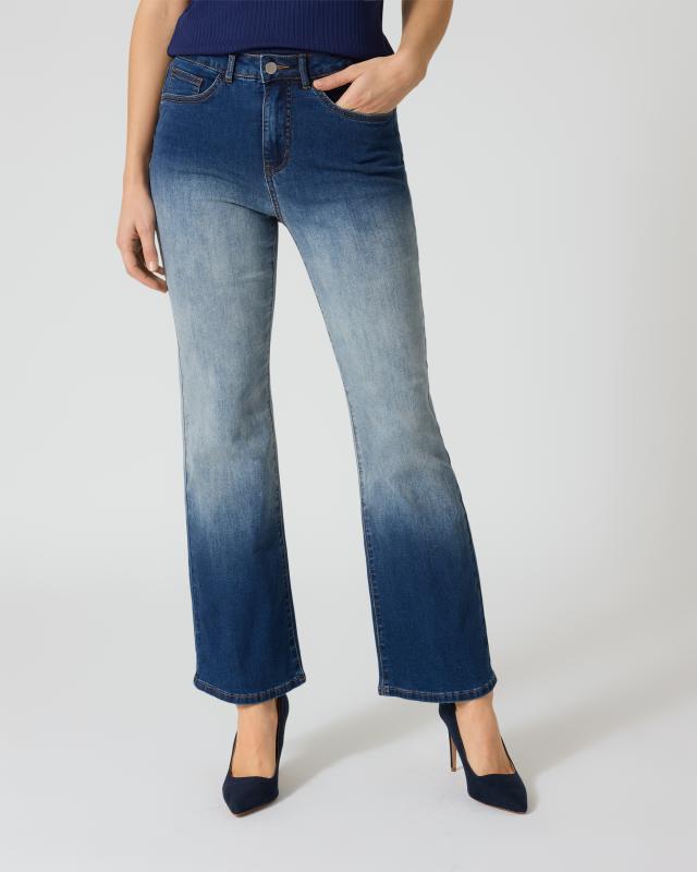 Jeans mit Farbverlauf