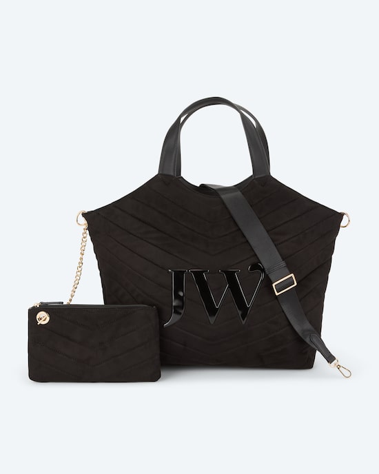 Produktabbildung für Kurzgrifftasche aus Fake Suede