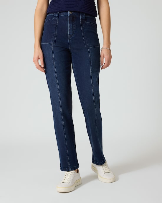 Produktabbildung für Jeans mit Biesen