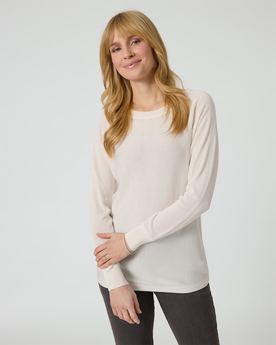 Produktabbildung für Pullover mit Fledermaus-Ärmeln