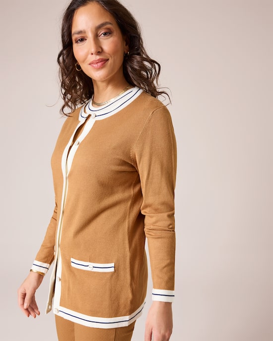 Produktabbildung für Twinset mit Kontrast-Details
