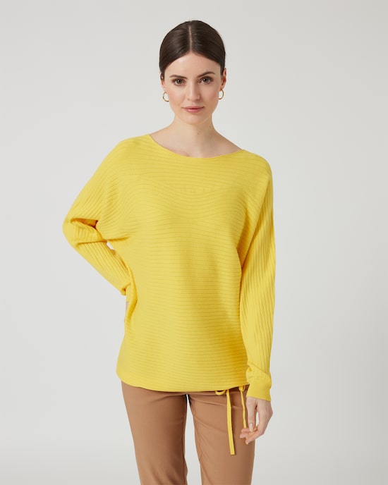 Produktabbildung für Pullover mit Quer-Rippen