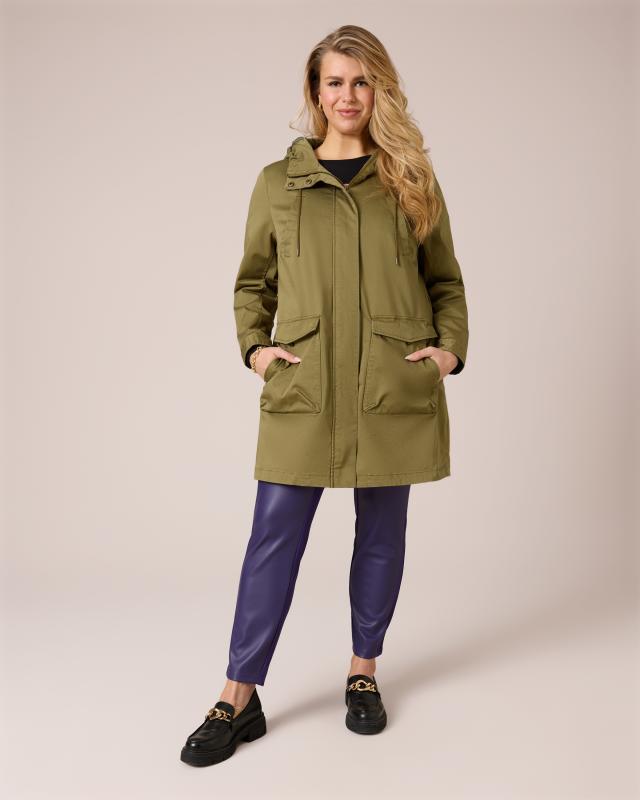 Parka mit Stern-Stickerei