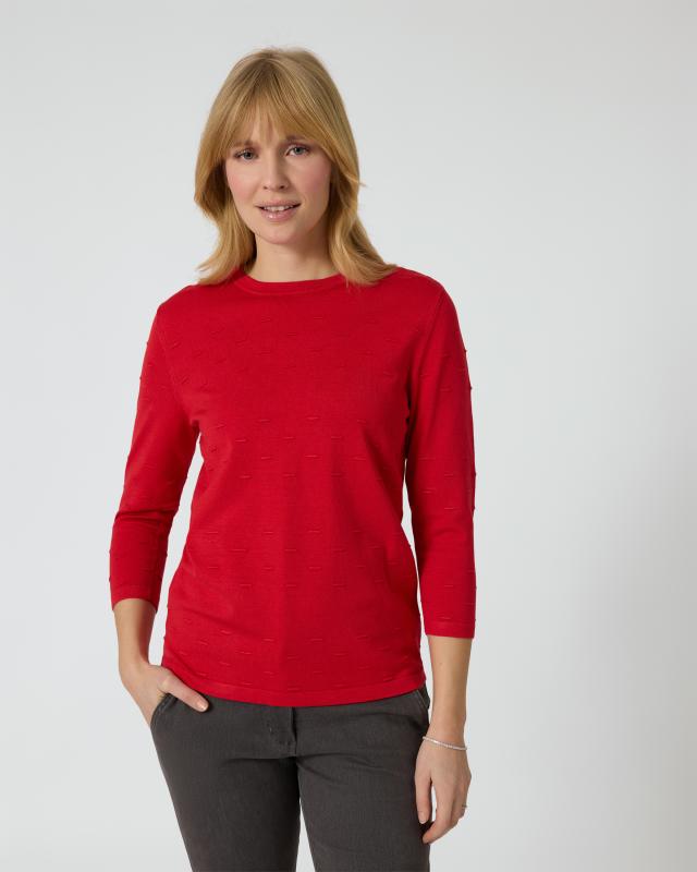 Pullover mit Noppen-Muster