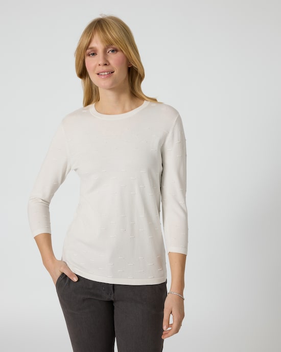 Produktabbildung für Pullover mit Noppen-Muster