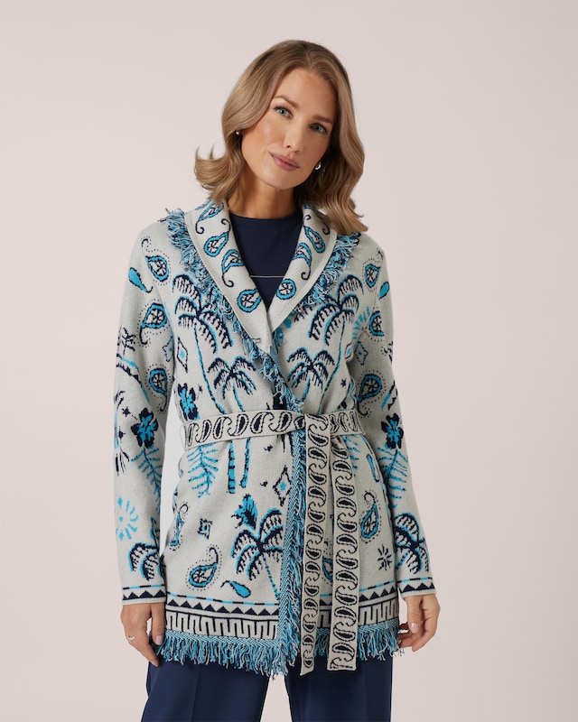 THOM by Thomas Rath Jacquard-Cardigan Kaschmirblend