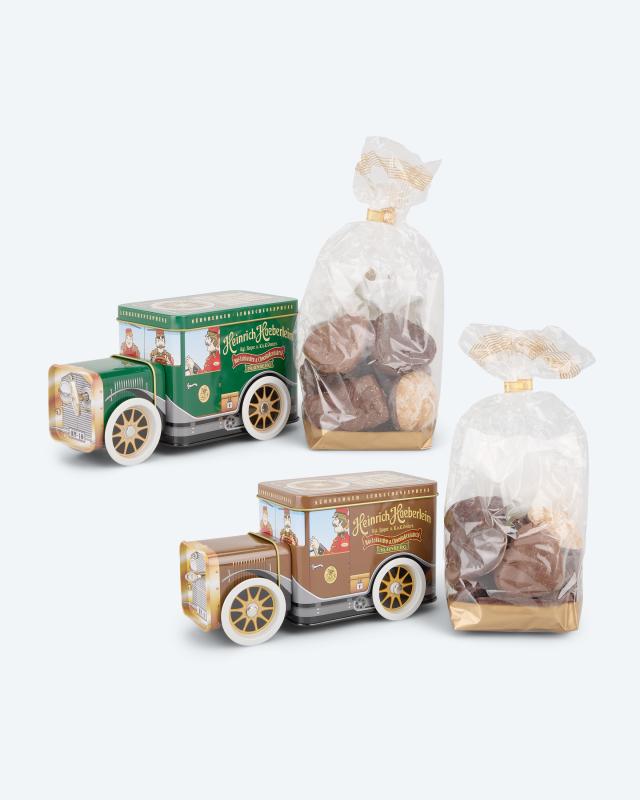 Lebkuchen Mini Trucks Spieluhr 2er Set, 400 g