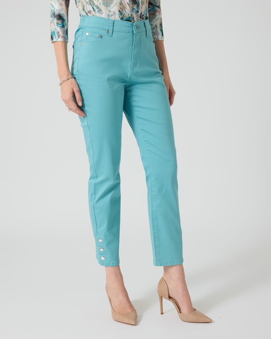 Produktabbildung für 5-Pocket-Hose mit Nietenbesatz