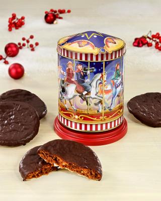 Spieluhrendose mit Lebkuchen