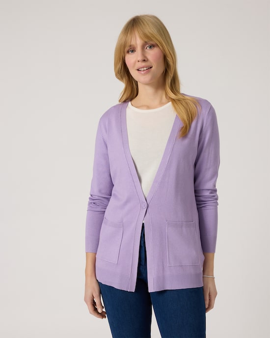 Produktabbildung für Longcardigan mit Taschen